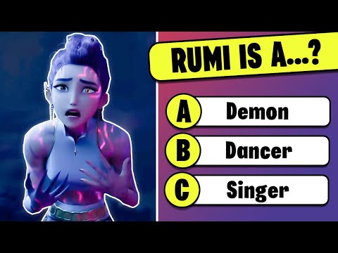 KPop Demon Hunters Movie Quiz 🎬🔥 | Huntrix, Saja Boys, Rumi, Jinu