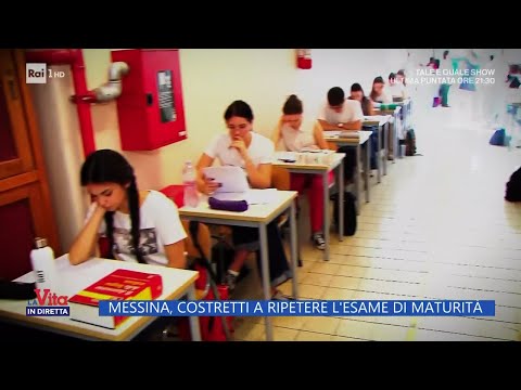 Messina, costretti a ripetere l'esame di maturità - La Vita in diretta - 10/11/2023