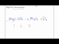 Chemical Reaction Types and Products
