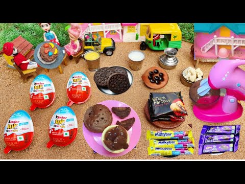 Miniature All Biscuits Chocolate Cakes ||Miniature All Chocolate Truffles||all chocolate dosa