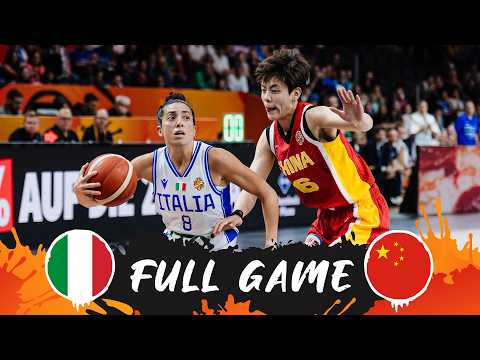 Group <strong>Phase</strong> | Italy v China | Full Basketball Game | FIBA Women's Basketball World <strong>Cup</strong> 2026