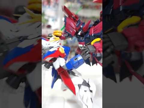 【ガンプラ】RGガンダムW後期OPのシーンを再現ポージング！！RG 1/144 ウイングガンダムゼロ&ガンダムエピオン #gundamwing #gunpla #plamo #プラモデル
