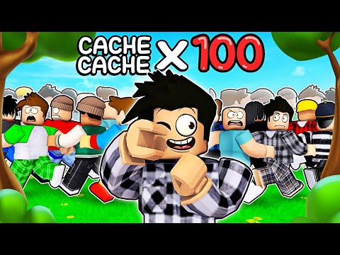 Cache-Cache 100 JOUEURS Dans Roblox !