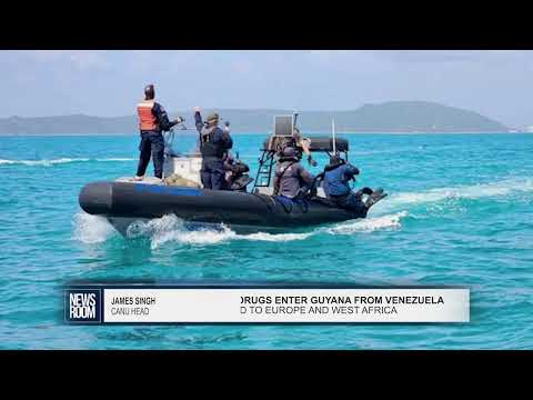 YouTube video thumbnail: Majority Of Illegal Drugs Enter Guyana From Venezuela - Transshipped To Europe And West Africa