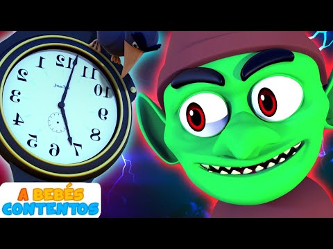 A Bebés Contentos | Hickory Dickory Dock | Canciones Infantiles