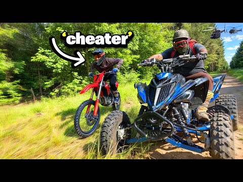 I Got Caught CHEATING At Dirt Bike Track..