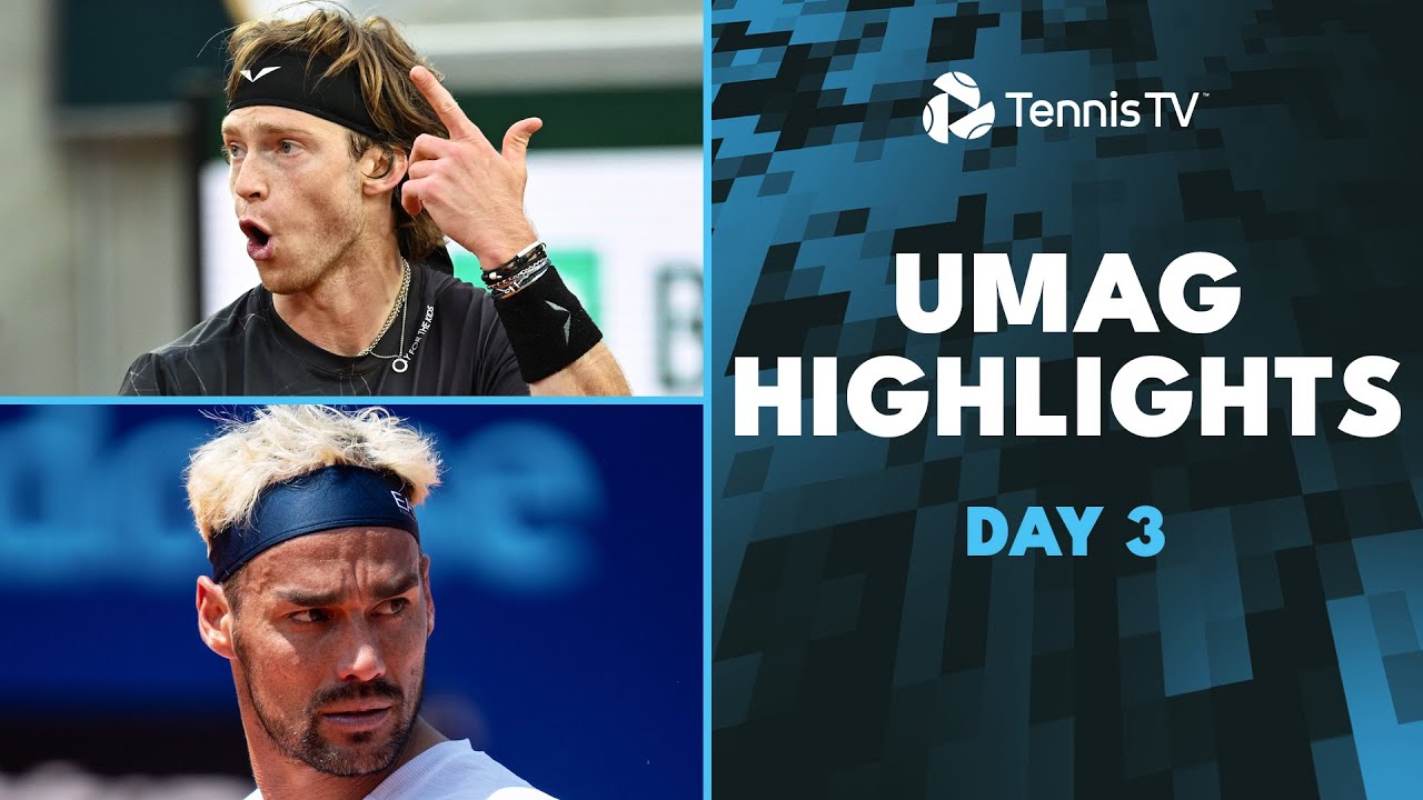 Rublev Seeks To End Four-Match Losing Run; Fognini In Action | Umag 2024 Highlights Day 3