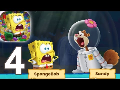 SpongeBob: Bubble Pop NETFLIX Gameplay Walkthrough Part 4 (iOS Android)