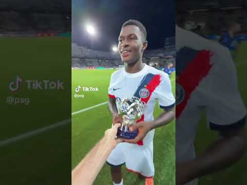 NUNO MENDES MVP #nunomendes #paris #psg #championsleague #ucl #football #youtubeshorts #mendes #foot