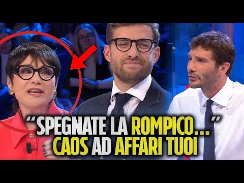 Affari Tuoi, mamma Maria è fuori controllo e pure De Martino sbrocca. "Spegnete la rompic*", è caos