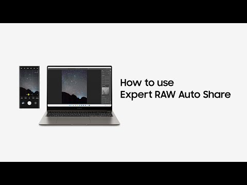 Galaxy Book3 Series: How to use Expert RAW Auto Share | Samsung
