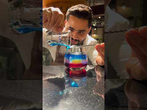 🔥Rainbow cocktail 😱#shorts #cocktail #drink #rainbow