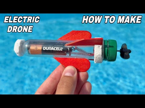 How to Make a Mini Torpedo with a Propeller! - Mini Underwater Drone Powered by a Single Battery!