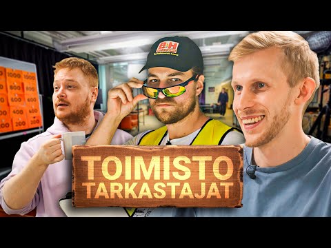 Toimistotarkastajat Roni Bäckin studiossa!