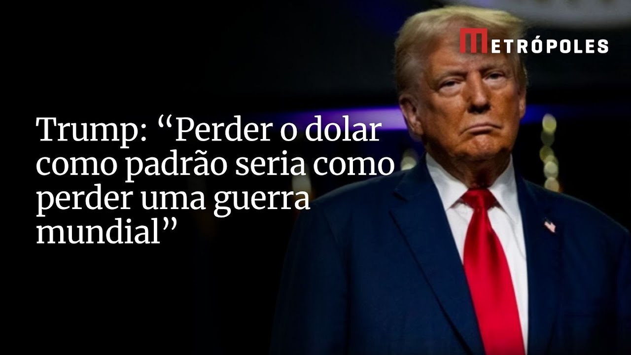 Trump diz que vai taxar países membros dos Brics em 10 Querem substituir o dólar