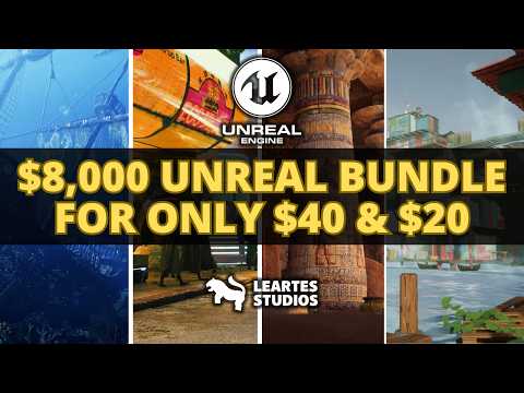 ENORMOUS $8,000 Unreal Engine 5 Bundles for ONLY $20 AND $40 (Limited Time)