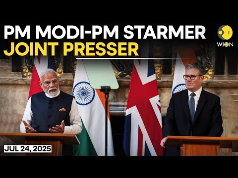 PM Modi Meets PM Starmer LIVE: Britain PM Starmer And Indian PM Modi Press Conference | WION LIVE