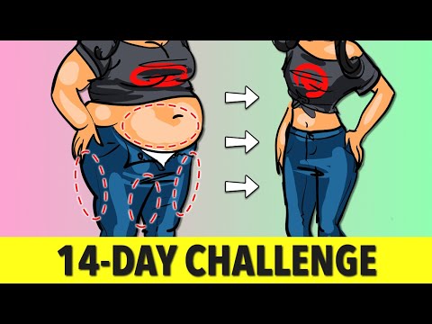 14-Day Fat Loss Challenge: Legs, Belly, and Hips Home Workout