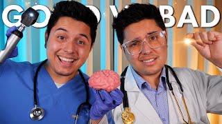 NICE vs RUDE Doctor Cranial Nerve Exam | ASMR Medical Roleplay