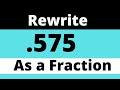 Converting Decimals to Fractions