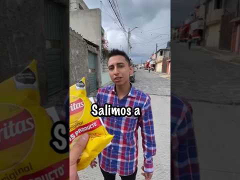 Le regalo un iphone a quien se coma unas papas en 12 Segundos 💰 #reto #comida #viralvideo