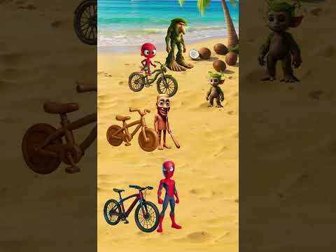 ¿Podrá Spiderman montar en bicicleta? 🚲🥺❤️