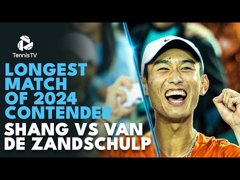 Shang vs van de Zandschulp: Longest Match Of 2024 Contender ALREADY | Hong Kong 2024