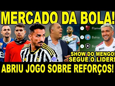 CONTRATAÇÕES DE OSCAR, DANILO E MICHAEL: BRAZ ABRIU JOGO! GOLEADA, LIDERANÇA E SHOW DO MENGÃO!