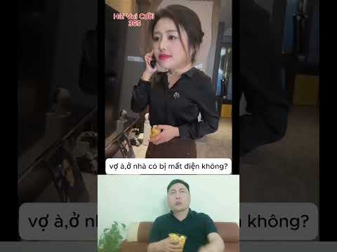 Ông chồng đi làm nhưng vẫn nhớ vợ  #haihuoc