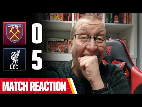 We're the BEST football team in the world! | West Ham 0-5 Liverpool | Pajak's Match Reaction