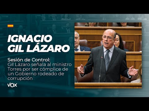 Gil Lázaro señala al ministro Torres por ser cómplice de un Gobierno rodeado de corrupción