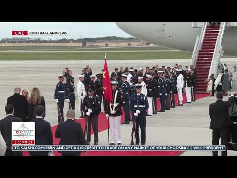 President Xi Jinping & First Lady Step Off Aircraft and Greet President Trump & Melania - 09/23/26 Episode cover