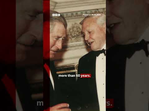 King Charles's birthday message to Sir David Attenborough. #BBCNews