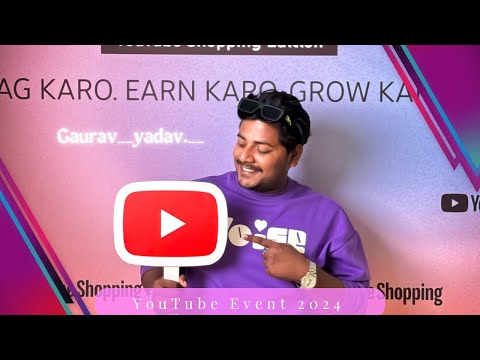 YouTube Event 2024 || YouTube || gaurav__yadav.__ || #youtube #event