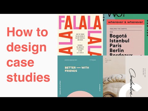 What to include in a design case study | Graphic design ...