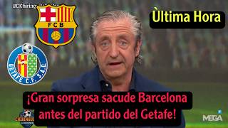 ¡Una gran sorpresa en Barcelona antes del partido contra el Getafe en La Liga!
