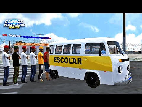 CARROS REBAIXADOS ONLINE | BUSCANDO ALUNOS NA ESCOLA DE VAN ESCOLAR PARA FESTA
