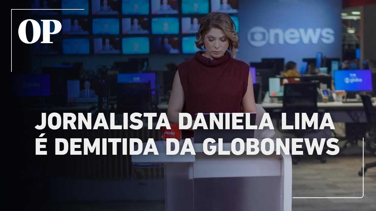 Apresentadora Daniela Lima é demitida da GloboNews