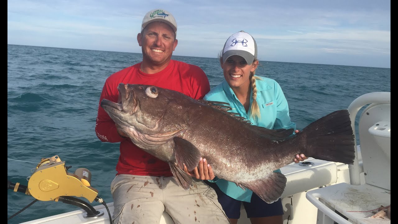 HUGE Grouper and Swordfish in the Florida Keys