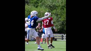 Tyler Warren ONE HANDED CATCH 👀🔥 #indianapoliscolts #nflshorts #nflfootball #coltsfootball #fyp