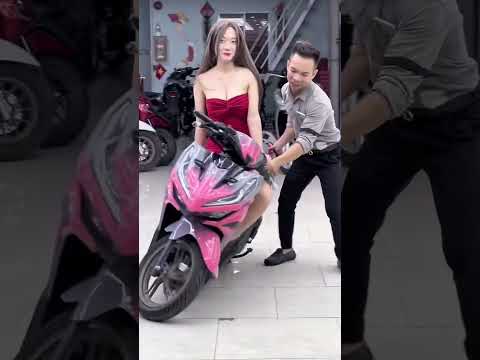 cinematic Honda Vario #vario150 #cutegirl #motorcycle #shorts
