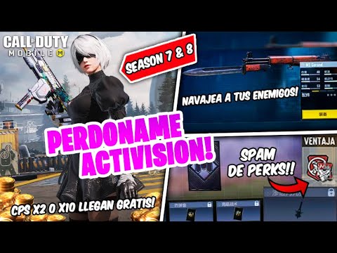 ACTIVISION PERDONAME POR FILTRAR LA TEMPORADA 7 Y 8 + CPS x2 GRATIS! COD MOBILE | Dimitry