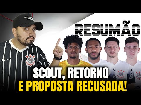 RETORNO DE GARRO E MARTÍNEZ, PROPOSTA RECUSADA E NÚMEROS DE HUGO SOUZA NO CORINTHIANS