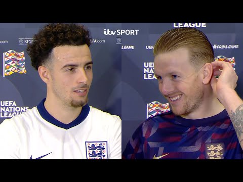 "We're All EXCITING Players" | England Players & Lee Carsley react to victory in Greece | ITV Sport