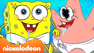 Bob Esponja | Os momentos mais fofos do SpongeBob! 🤗 | 30 minutos de fofura | Nickelodeon