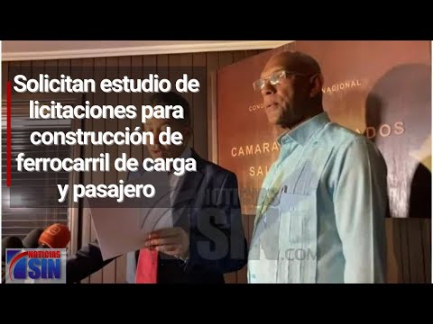 Solicitan el estudio de licitaciones necesarias para construcción de ferrocarril de carga y pasajero