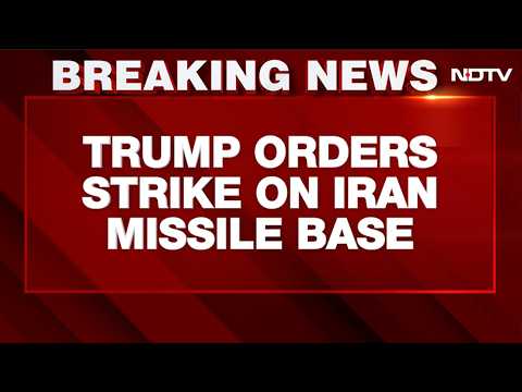 US Attacks Iran | US Iran War New LIVE | Trump Orders Strikes On Iran Missile Base | NDTV LIVE