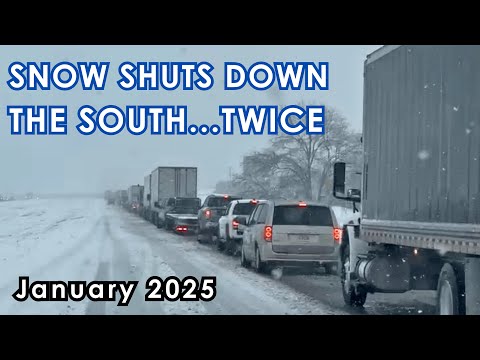 Multiple Winter Storms SHUT DOWN the Southern US in January 2025