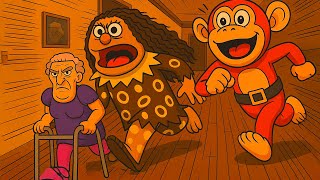 ESCAPE DE LA ABUELA MALVADA DE NICOLA !#roblox #monosilabo #lunacreciente