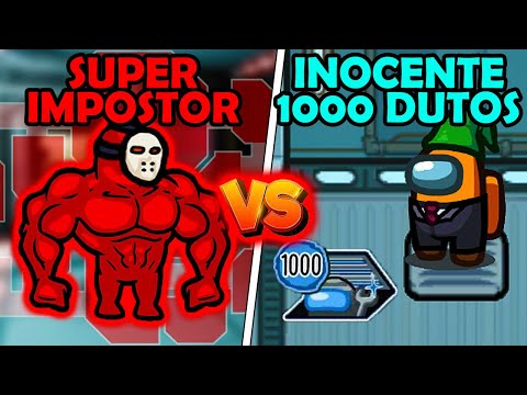 SUPER IMPOSTOR vs INOCENTE 1000 DUTOS no AMONG US HIDE N SEEK (Esconde Esconde)